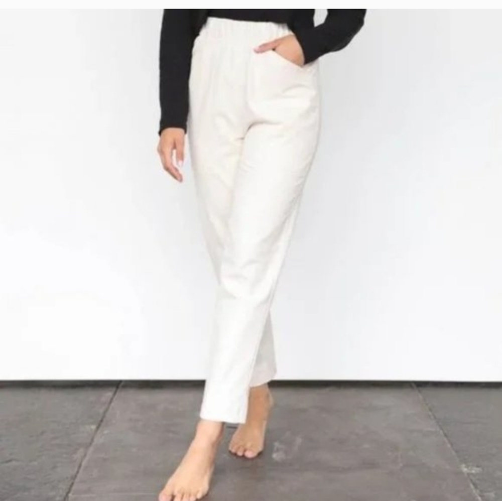 Only Child RYAN pants  Cream Paperbag Waist Pants XS